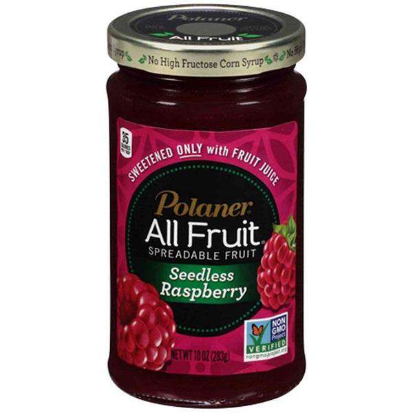 Polaner All Fruit Spread, Seedless Raspberry - Country Life Natural Foods