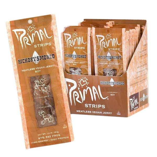 Primal Strips Vegan Jerky, Hickory Smoked - Country Life Natural Foods