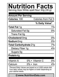 
                  
                    Spelt Flour, White, Organic - Country Life Natural Foods
                  
                