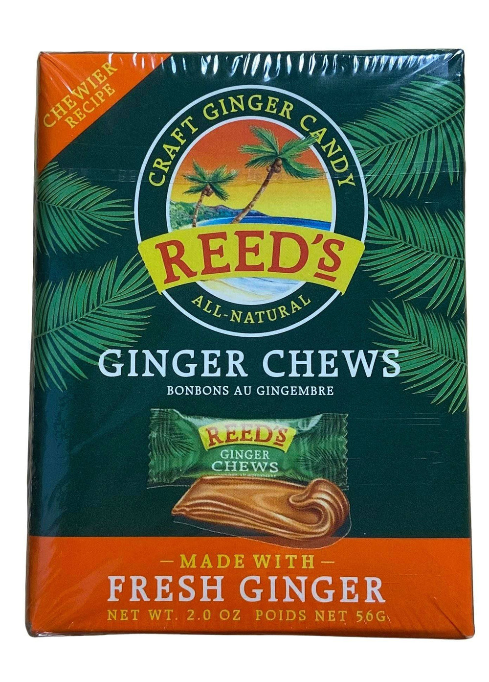 Reeds Ginger Chews 2oz - Country Life Natural Foods