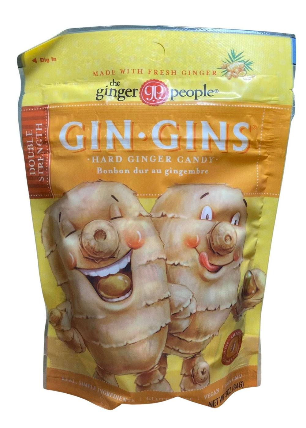 Gin-Gins Hard Ginger Candy - Country Life Natural Foods