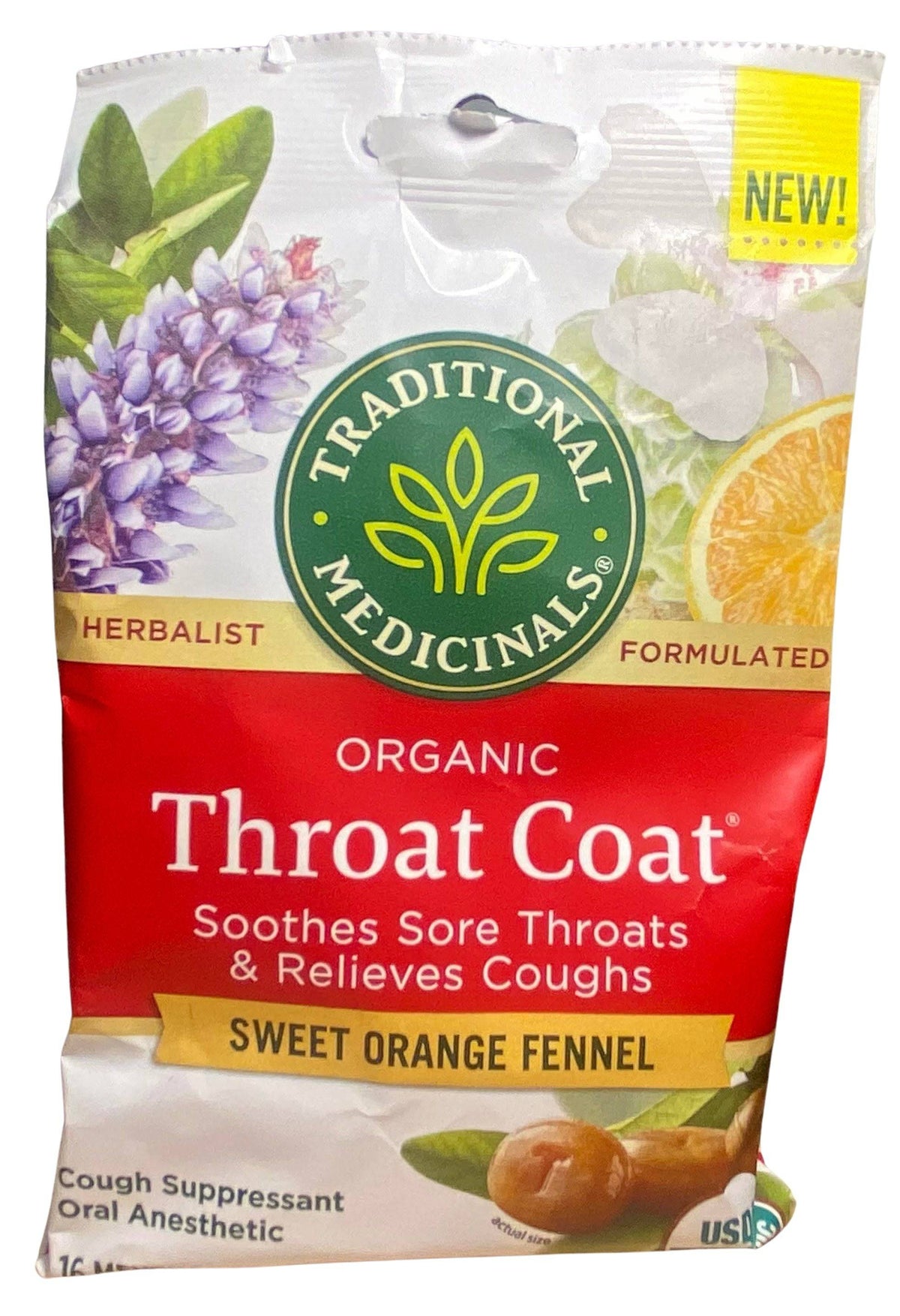 Throat Drops, Organic - Traditional Medicinals - Country Life Natural Foods