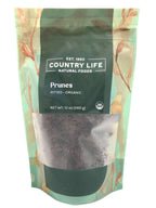 Prunes, Pitted, Organic, Dried Fruit - Country Life Natural Foods