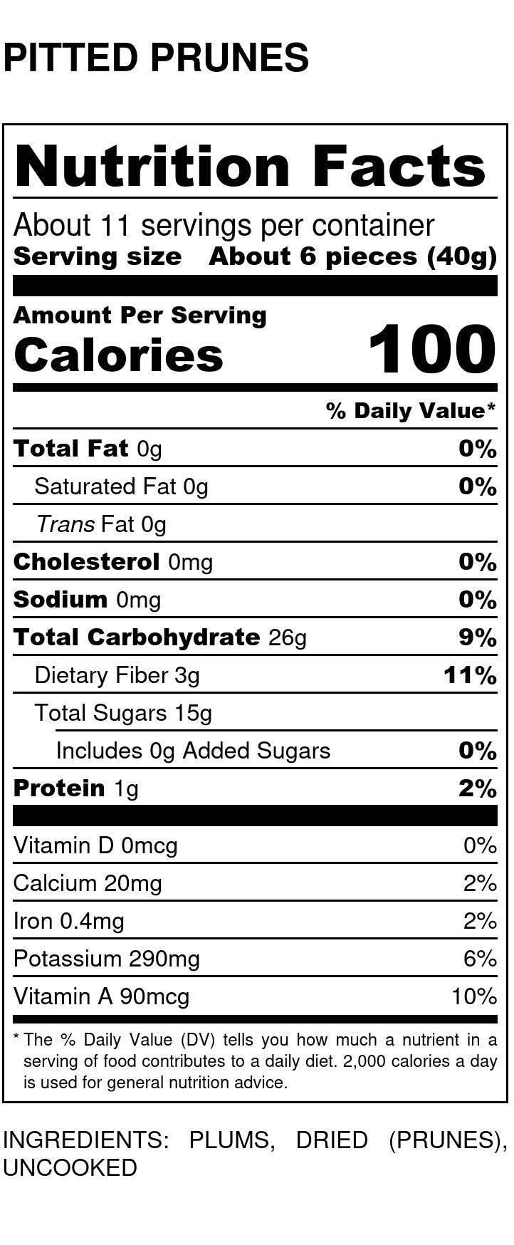 Prunes, Pitted, Organic - Country Life Natural Foods