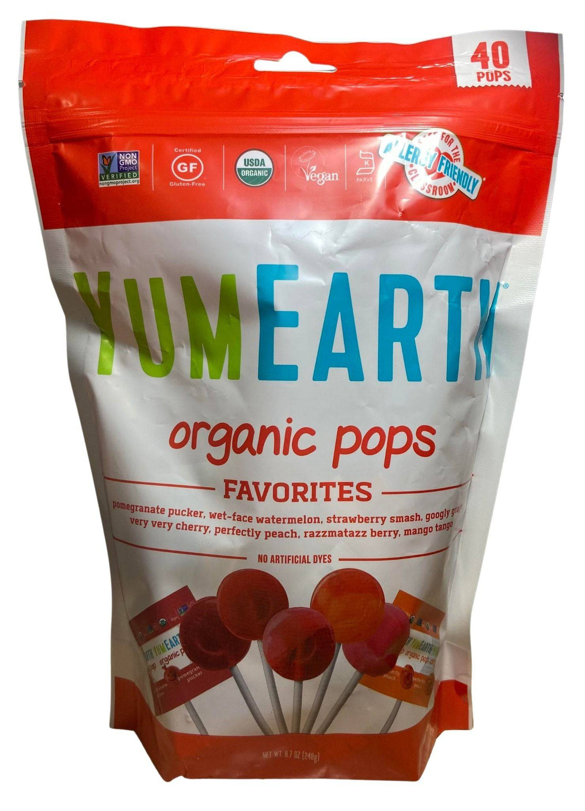 YumEarth Pops, Organic, Candy - Country Life Natural Foods